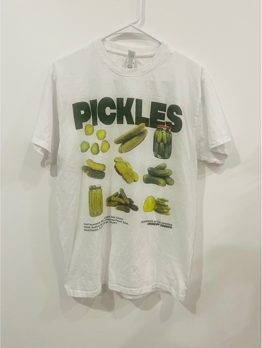 Brisco Brands white Pickles graphic T-shirt